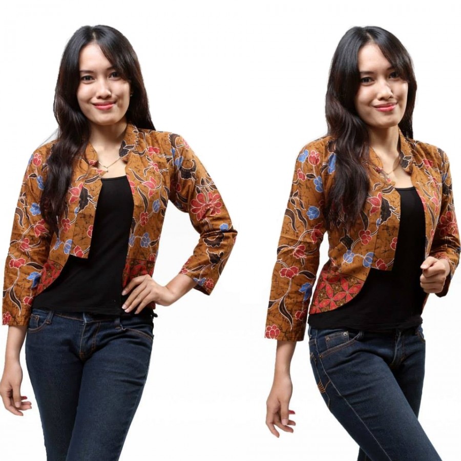 15 Model  Baju  Batik  Kombinasi Bolero Terbaru 2019 1000 