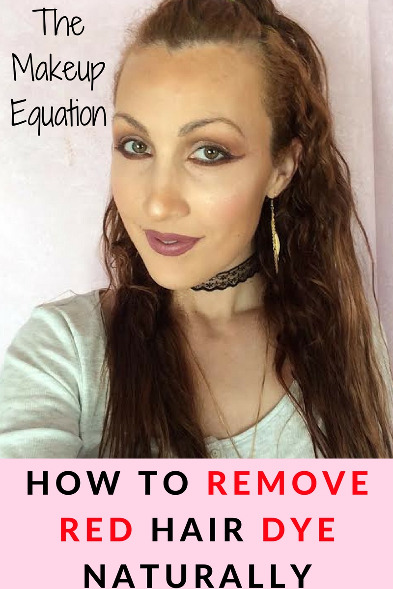 How To Remove Red Hair Dye Naturally With Products The Makeup