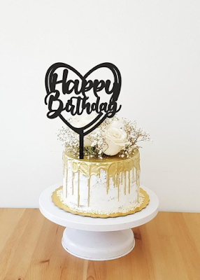Happy Birthday cake topper