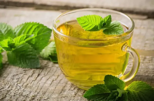 Green Tea and Mint Detox Drink
