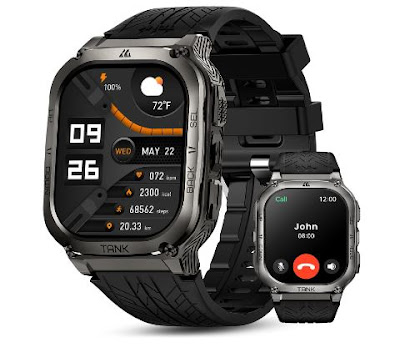 Review KOSPET Tank M3 50M Waterproof Smart Watches