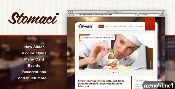 Stomaci - Restaurant & Cafe WordPress Theme v1.0