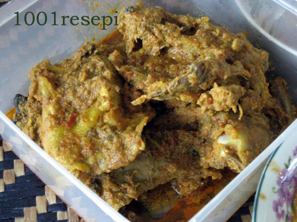 Resepi Ayam Rendang Indonesia - Kota Joglo