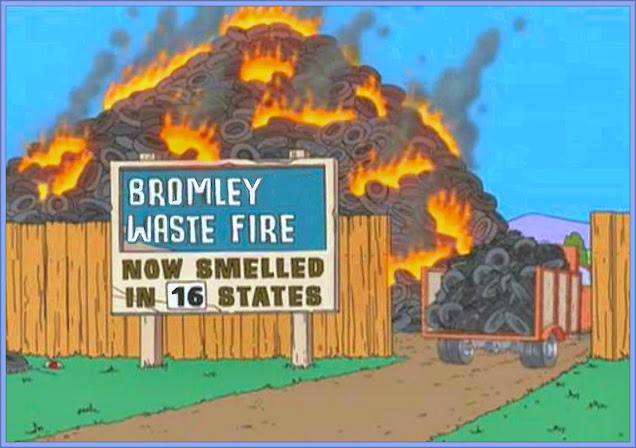 The Bromley Fire - A Local Landmark.