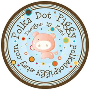 polka dot piggy design's red carpet event