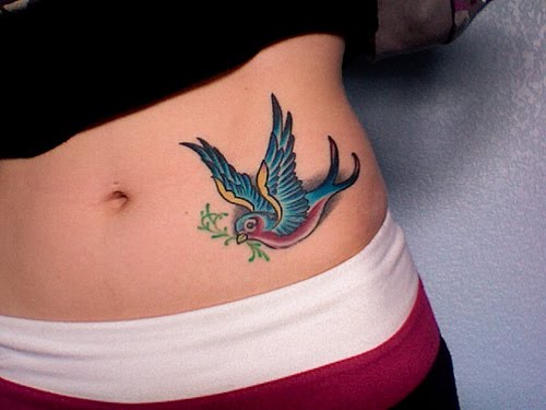 hip tattoo. Bird Hip Tattoos