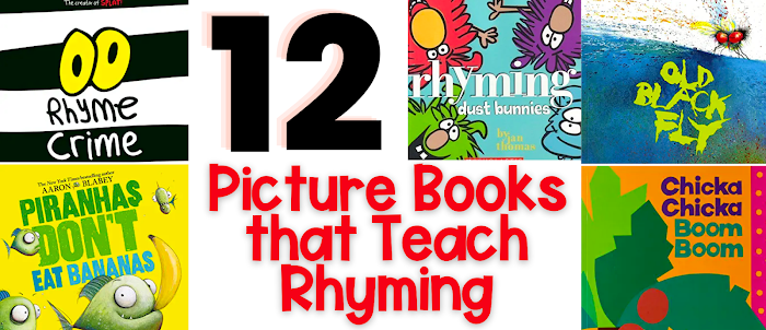 Books to teach rhyming in kindergarten