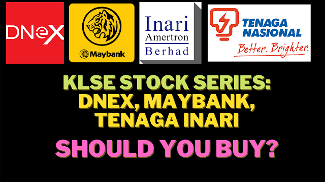 KLSE Stock Series Technical Analysis INARI, TENAGA, DNEX, MAYBANK | Bursa Malaysia