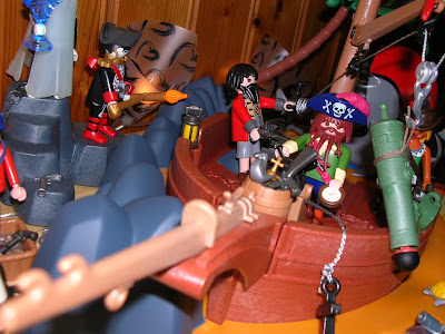 Playmobils (pirates) en avant les histoires pirates