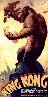 King Kong (1933 film) Original theatrical poster clip art
