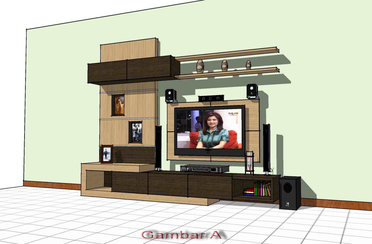 Design Rak Tv Model Gantung Mebel Jepara Minimalis Foto 