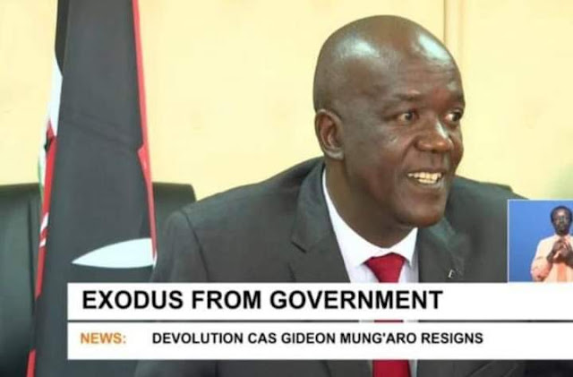 CAS Gideon Mung'aro resigns for his Kilifi gubernatorial bid