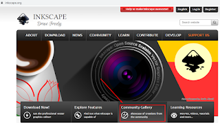utorial cara download software Inkscape gratis untuk desain vektor di PC/Laptop dan cara install