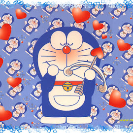 wallpaper doraemon, giant, suneo, nobita, sizuka