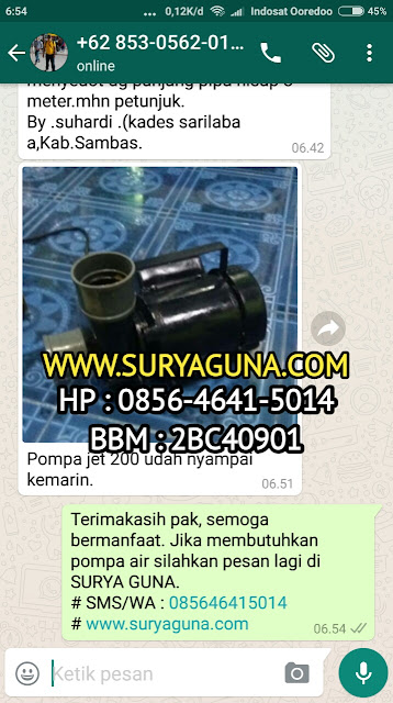 Jual Pompa Air Purwokerto