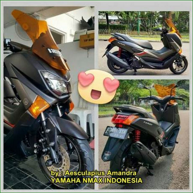 Hasil Ubahan Cara Modifikasi Yamaha Nmax Hitam Doff Tampak Kekar Dan Sangar Terbaru Keren banget