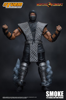 Rain y Smoke 1/12 Scale Action Figure de Mortal Kombat - Storm Collectibles