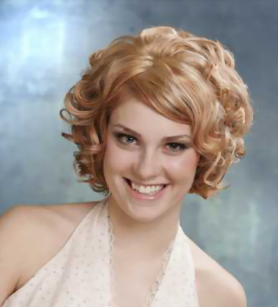 curly wedding hairstyle