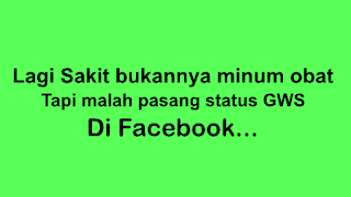 status gws di facebook