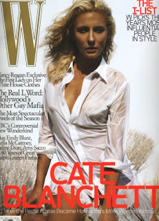 Cate Blanchett on cover of W Magazine Pictures