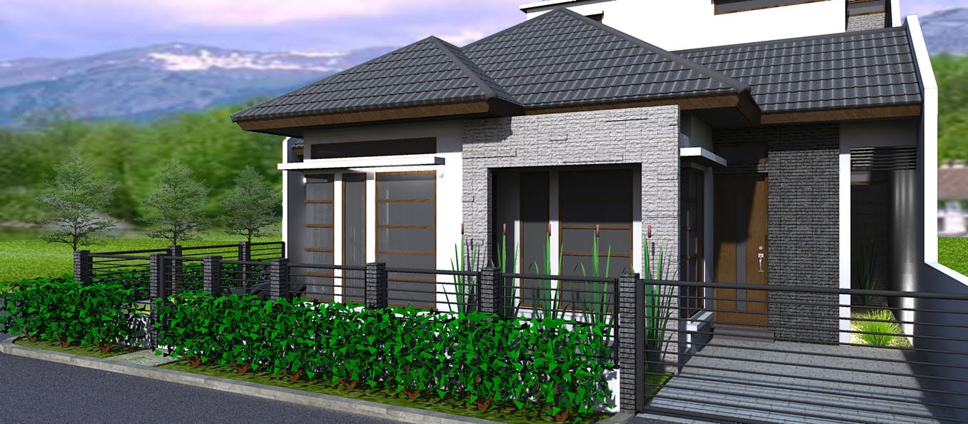 Denah Rumah Minimalis 1 Lantai Ukuran 9x12 Desain Rumah 