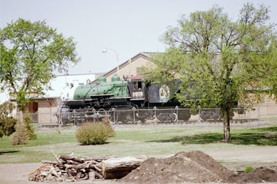 Great Northern 2-8-2 #3059 in Williston, North Dakota, in May 2004