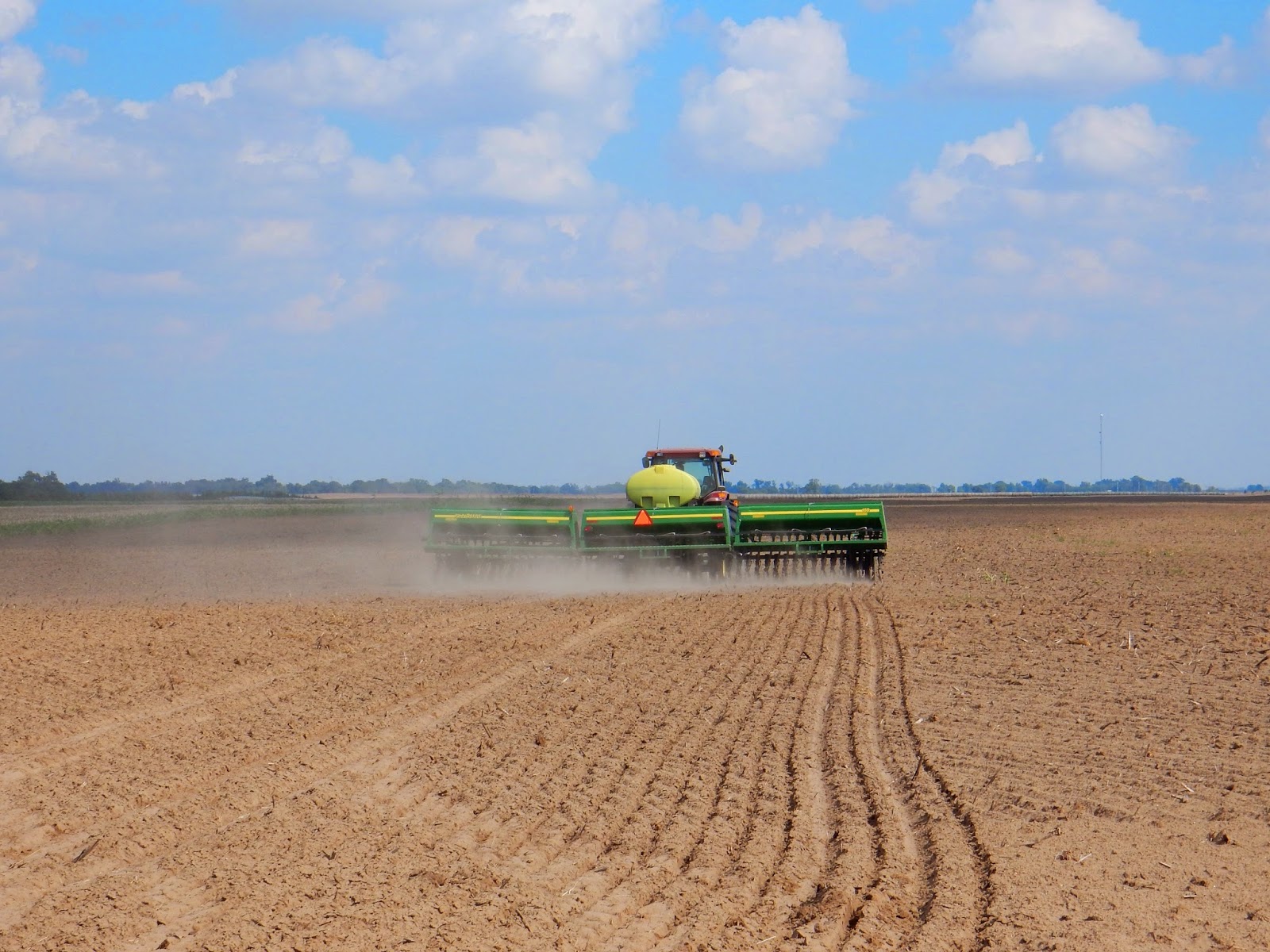 Kim's County Line: A Good Day for Football ... Or Wheat Planting