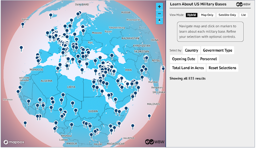 Maps Mania: US Military Bases Around the World