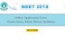 NEET Online Application, Exam Dates,Exam Pattern 2018 @ cbseneet.nic.in