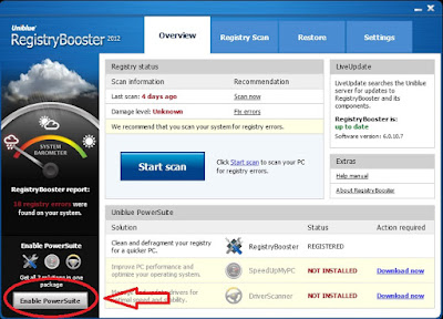 Uniblue Registry Booster 2012 Full Version Terbaru + Serial Number