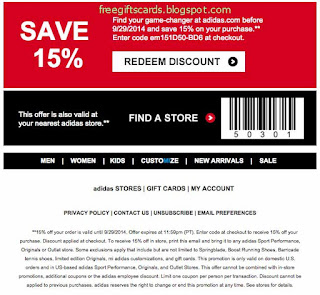 Free Printable Adidas Coupons