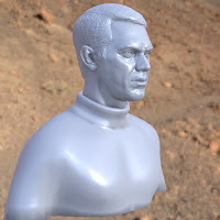 3d printable model Steve McQueen bust