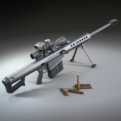 50 Calliber Sniper with bullet