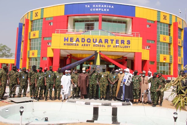  Buratai Inducts New Artillery Guns, Inaugurates New Army School of Artillery Headquarters Complex