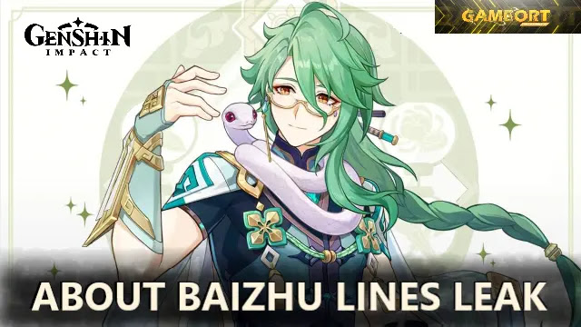 genshin impact about baizhu lines, genshin 3.6 leaks, genshin 3.6 characters leak, baizhu voicelines leak, genshin 3.6 banners leak, genshin baizhu lore