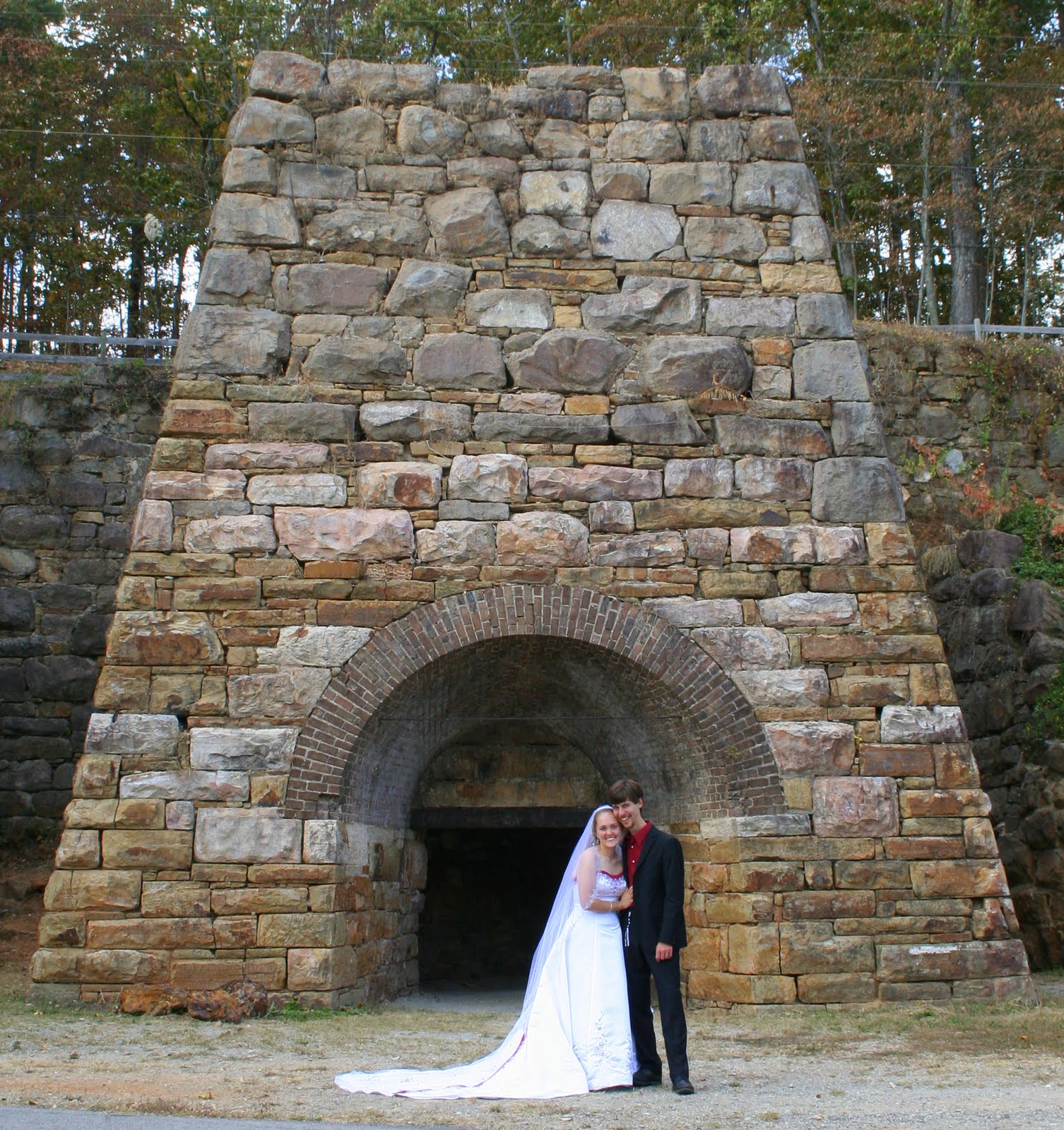 These are pictures from the wedding at Janney furnace. title=