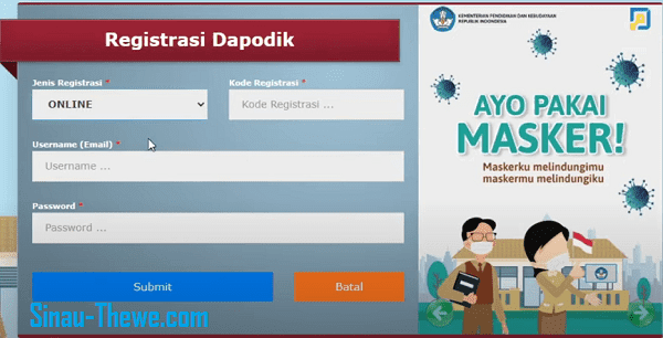 Cara Install Registrasi Aplikasi Dapodik Versi 2021 C Sinau Thewe Com