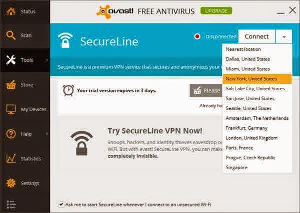 Avast Secureline Full Proxy Server Sites For School