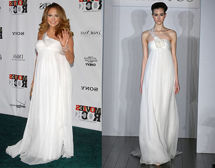 Celebrity Maternity Fashion gowns