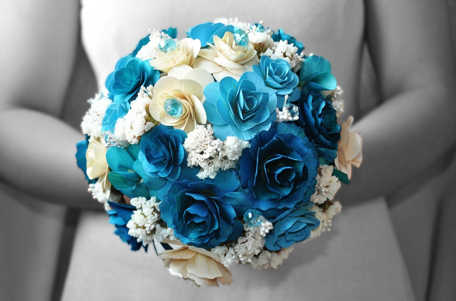 blue+bouquet