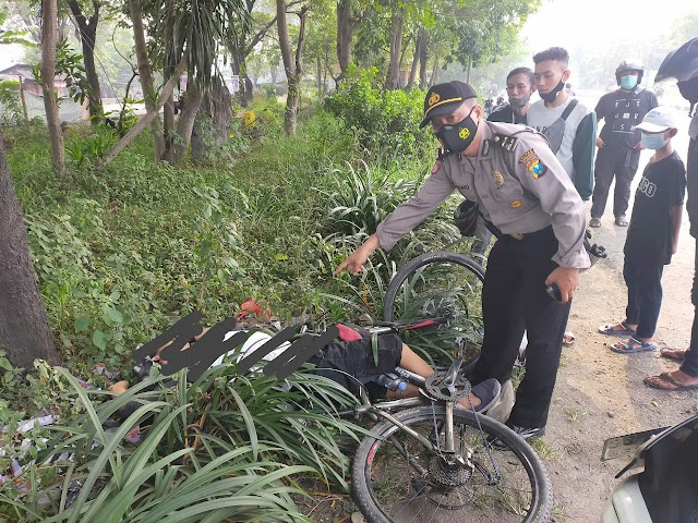 Mr X Pengendara Sepeda Pancal Ditemukan Meninggal Mendadak di Turunan Layang Trosobo