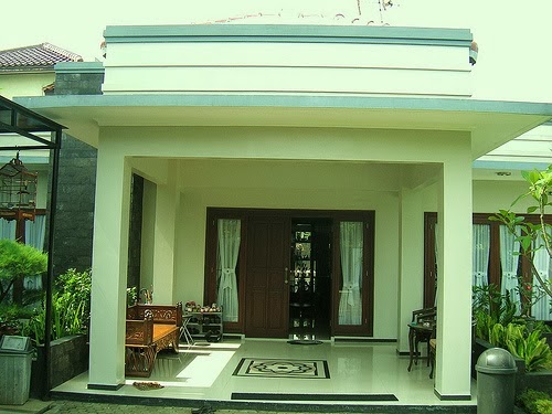 Contoh Desain  Teras  Rumah  Minimalis Modern 2014 Gambar 