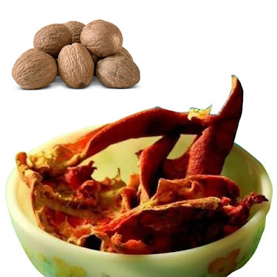 Nutmeg (Jayfal) and Pomegranate Peel