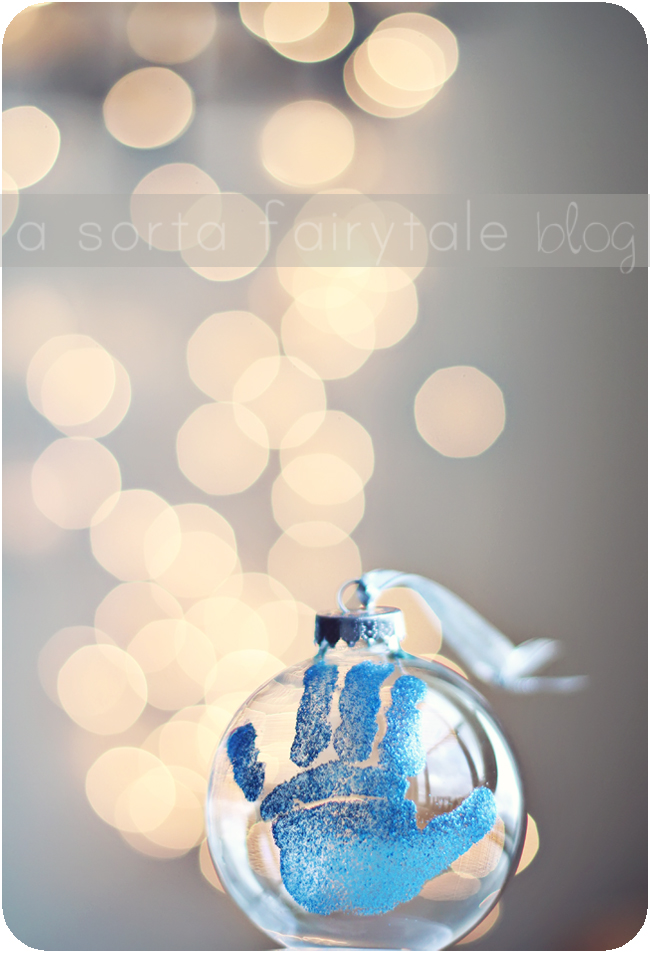 A Sorta Fairytale DIY  baby  s 1st Christmas  ornament  