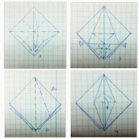 diagrama base rana origami