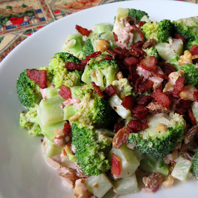 Broccoli Salad for Two