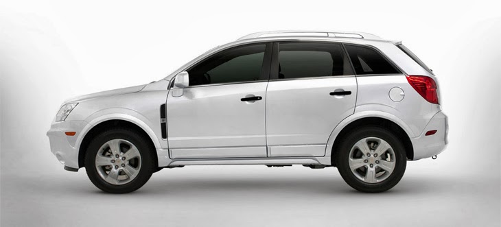 Chevrolet Captiva é na Rumo Norte - Maçanetas externas cromadas refletem a sofisticação e estilo.