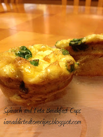 Spinach and Feta Breakfast Muffin | Addicted to Recipes