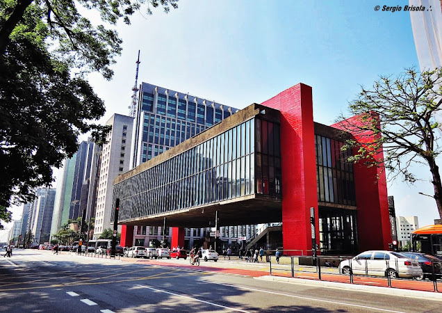 Fachada do MASP - Museu de Arte de São Paulo - Avenida Paulista