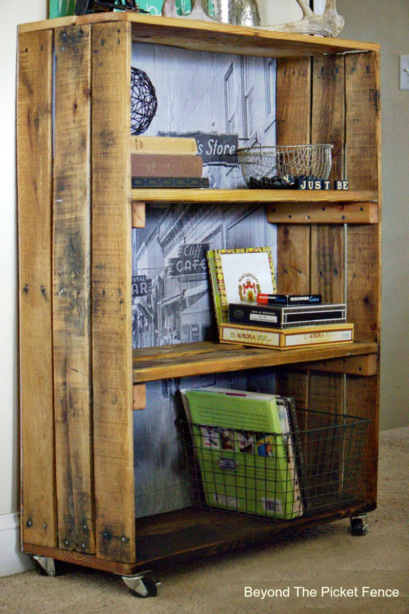 Beyond The Picket Fence: Rustic Industrial Shelf